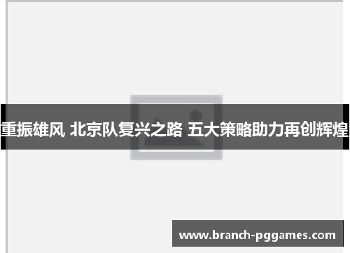 重振雄风 北京队复兴之路 五大策略助力再创辉煌